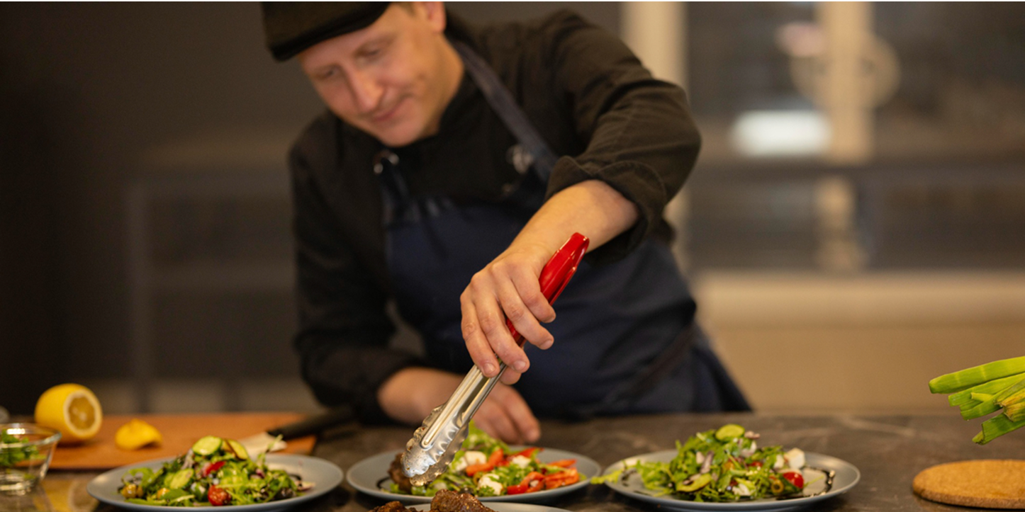 Hygienic food preparation process